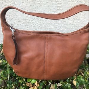 Vintage Coach leather hobo bag